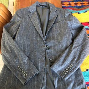Theory Wool Blazer Size 2 Grey
